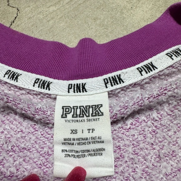 Victoria’s Secret Pink V Neck Crew Sweater - Picture 2 of 3